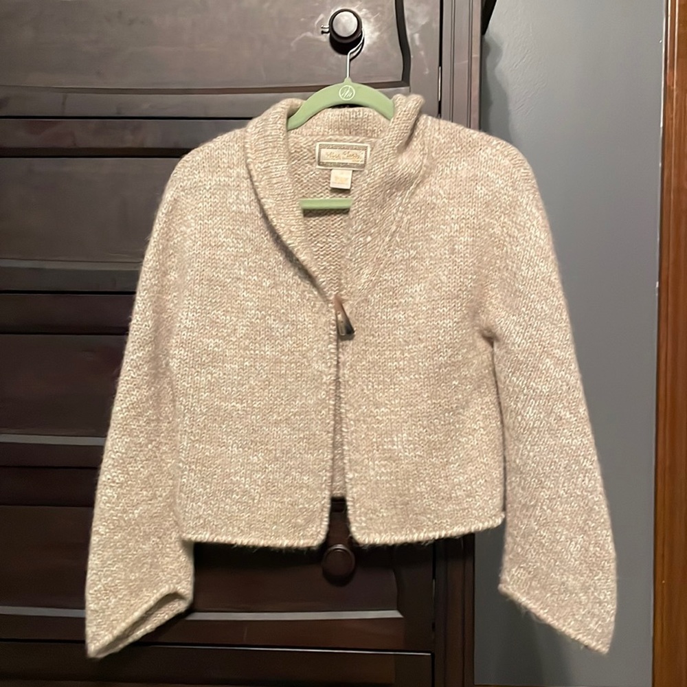 Tan cardigan